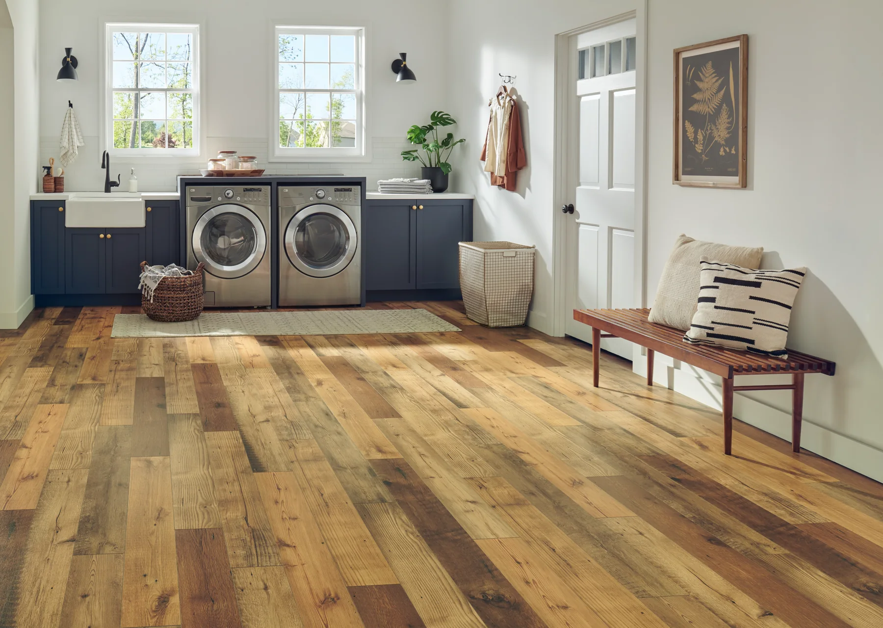 Laundry Room Waterproof Flooring