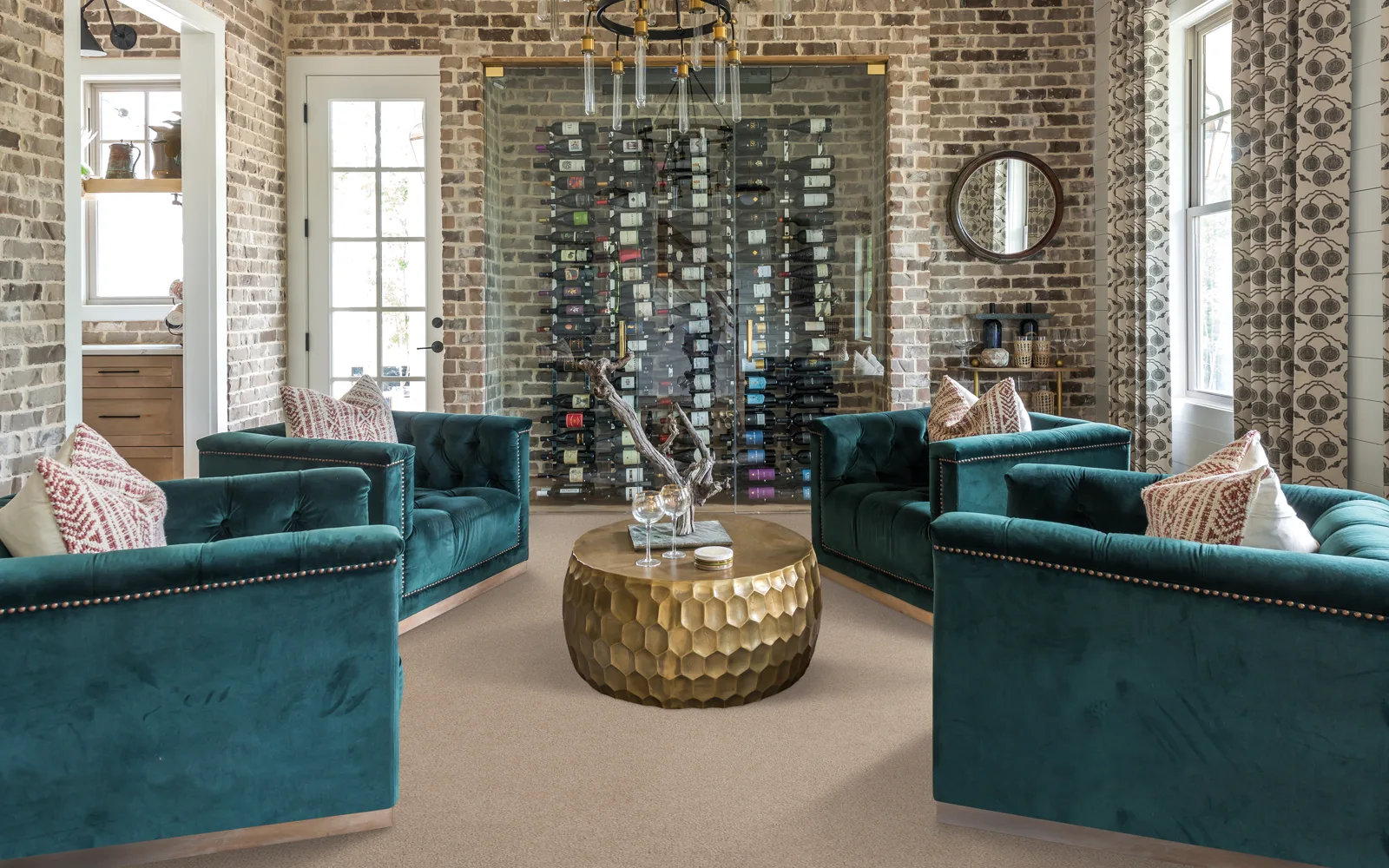 Bedroom carpet selected for comfort and durability