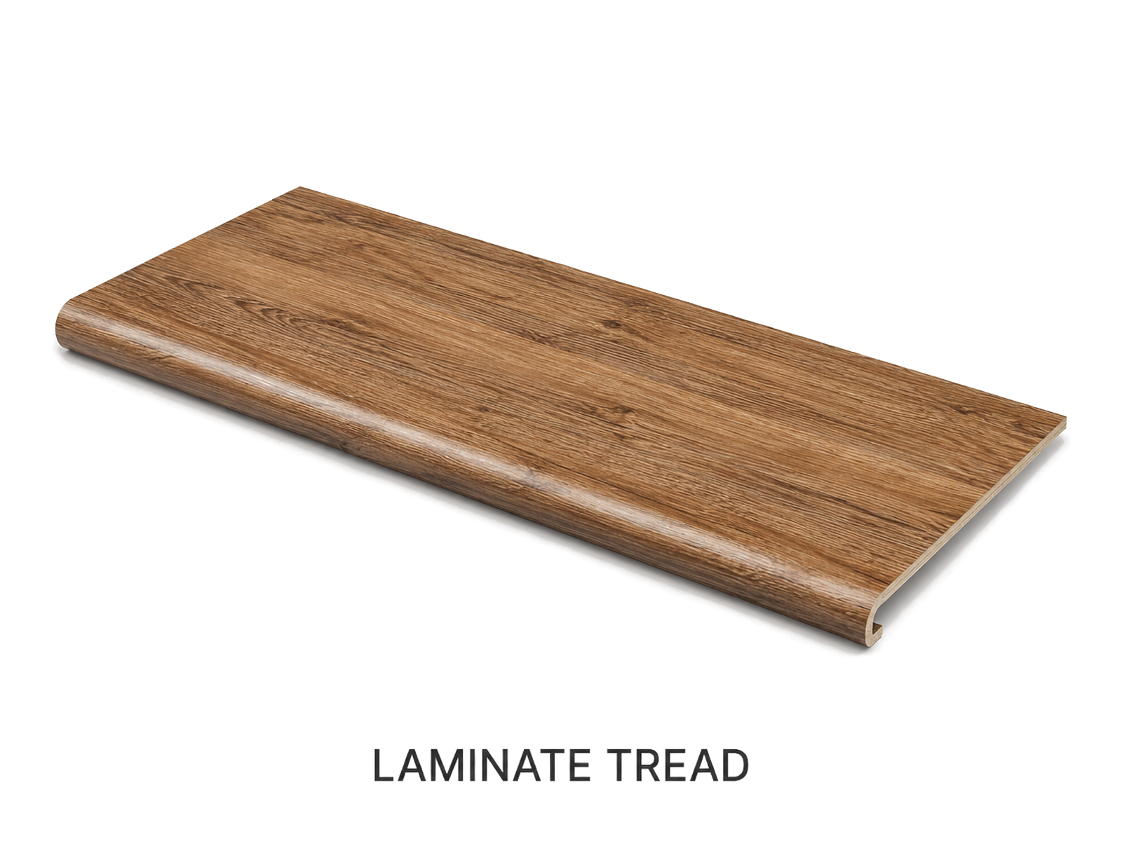 Laminate stair tread and riser product sample
