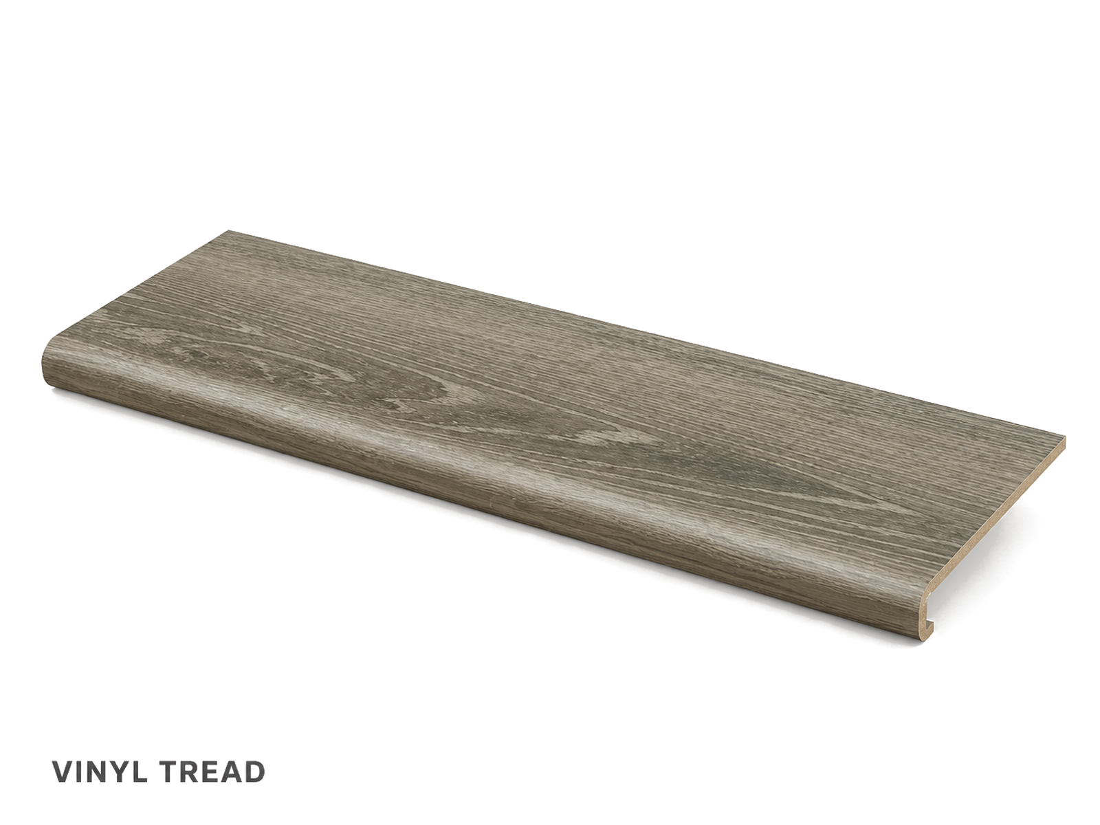 Vinyl stair tread and riser product sample